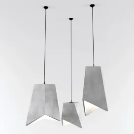 Concrete pendant light